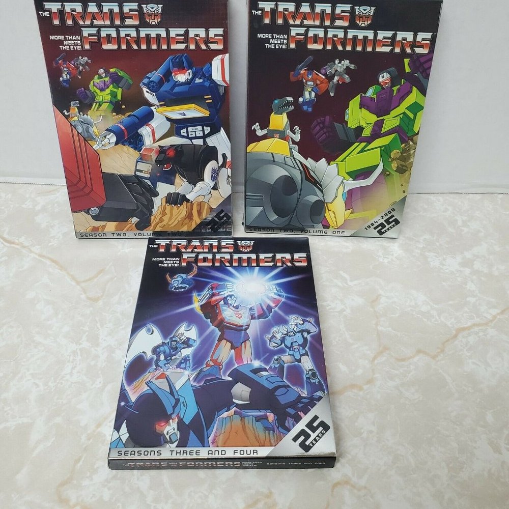 Transformers More Than Meets The Eye DVD Season 2 Vol 1 &2 Season 3 4 Lot